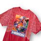 HERON PRESTON GRAPHIC PRINT T-SHIRT RED L
