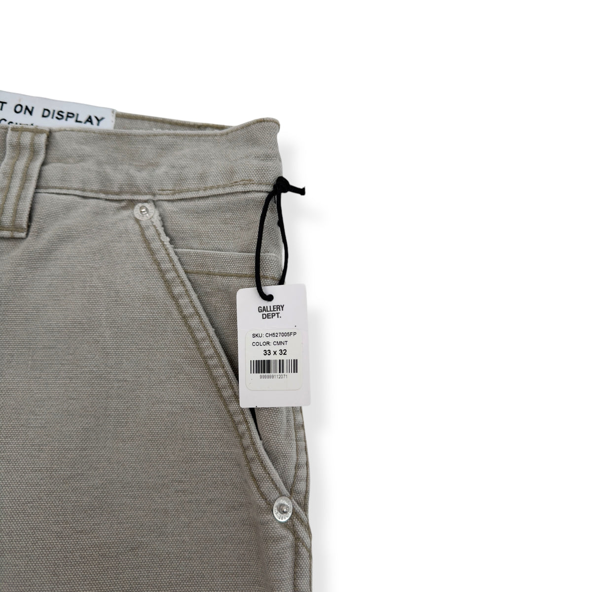 GALLERY DEPT. LA FLARE CARPENTER JEANS CEMENT W32”