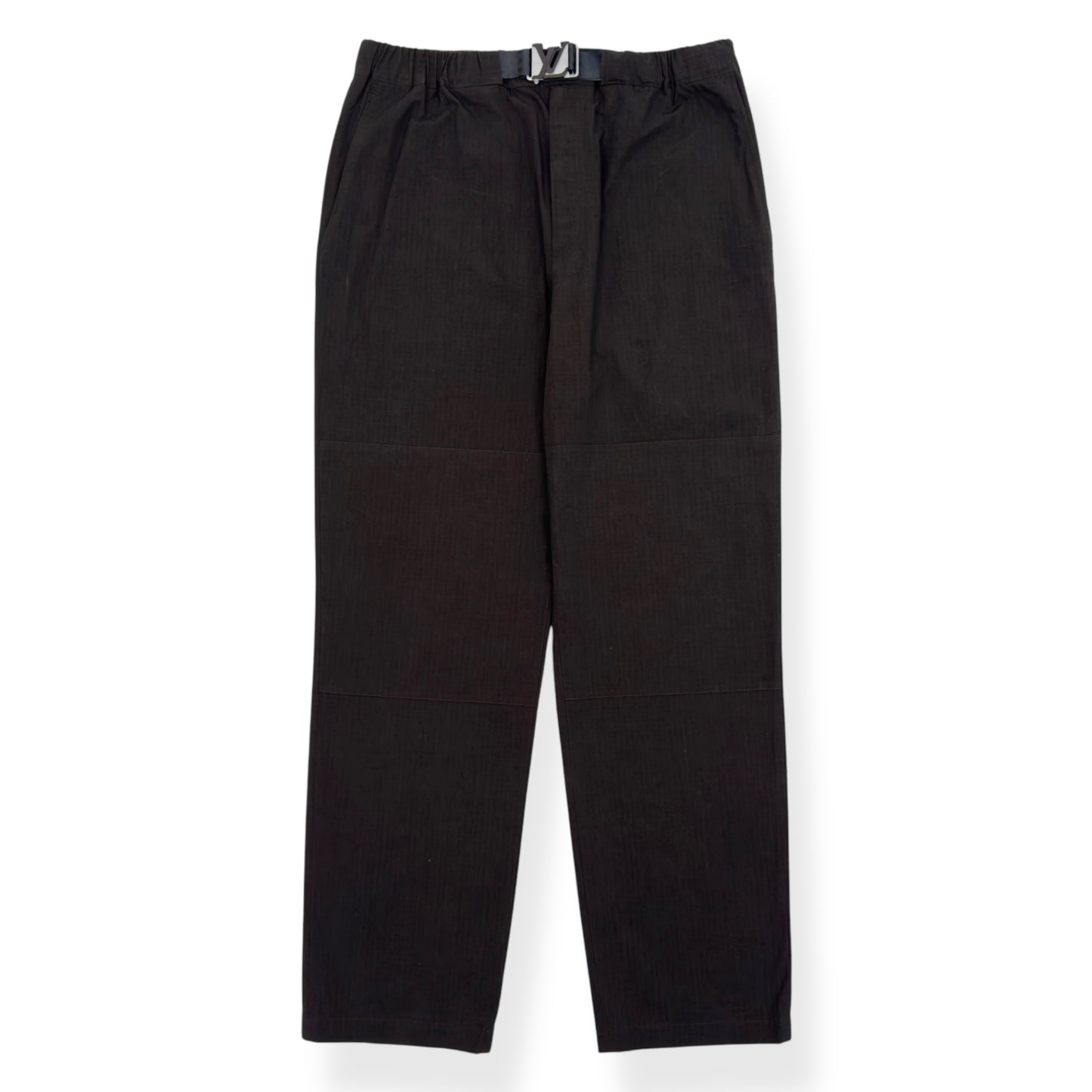 LOUIS VUITTON TECHNICAL BUCKLE TROUSERS DARK GREY FR52 / L