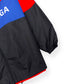 BALENCIAGA RIPSTOP OVERSIZED WINDBREAKER JACKET RED / BLUE / BLACK FR48 / M