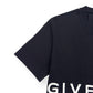 GIVENCHY LOGO EMBROIDERED T-SHIRT BLACK / WHITE L
