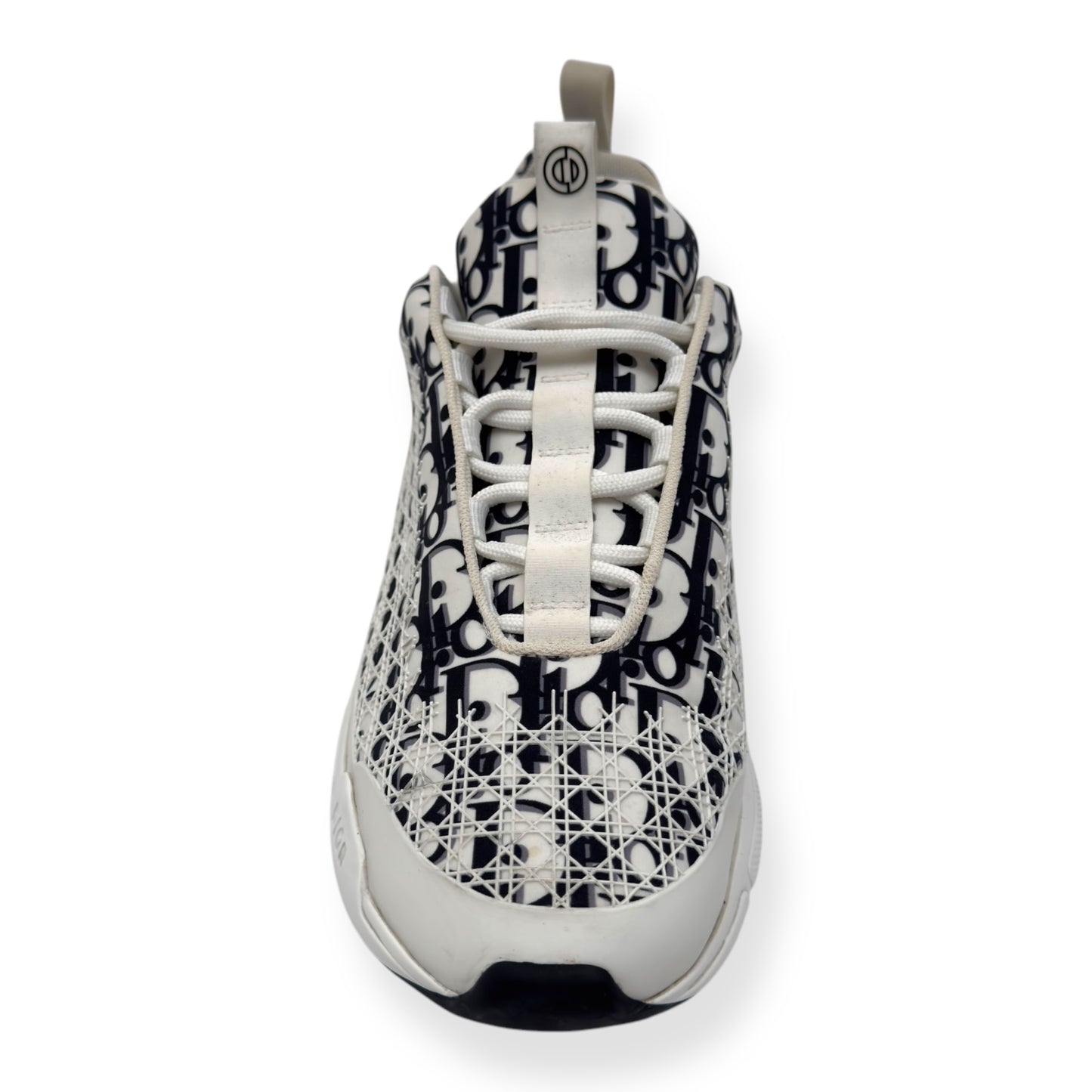 DIOR B24 OBLIQUE CANNAGE MOTIF SNEAKER WHITE / BLACK 43 / UK9