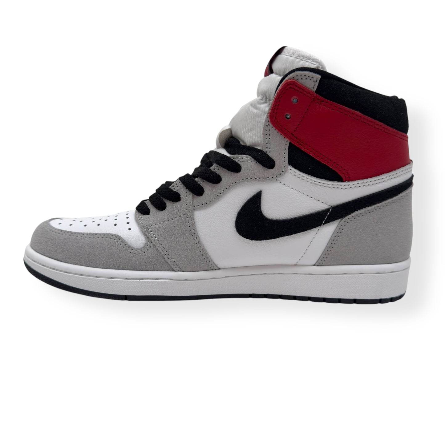 AIR JORDAN 1 RETRO HIGH TOP SNEAKER LIGHT SMOKE GREY UK9