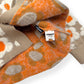 JACQUEMUS LA CHEMISE NEVE FLEURS OVERSHIRT CARDIGAN BEIGE / ORANGE M