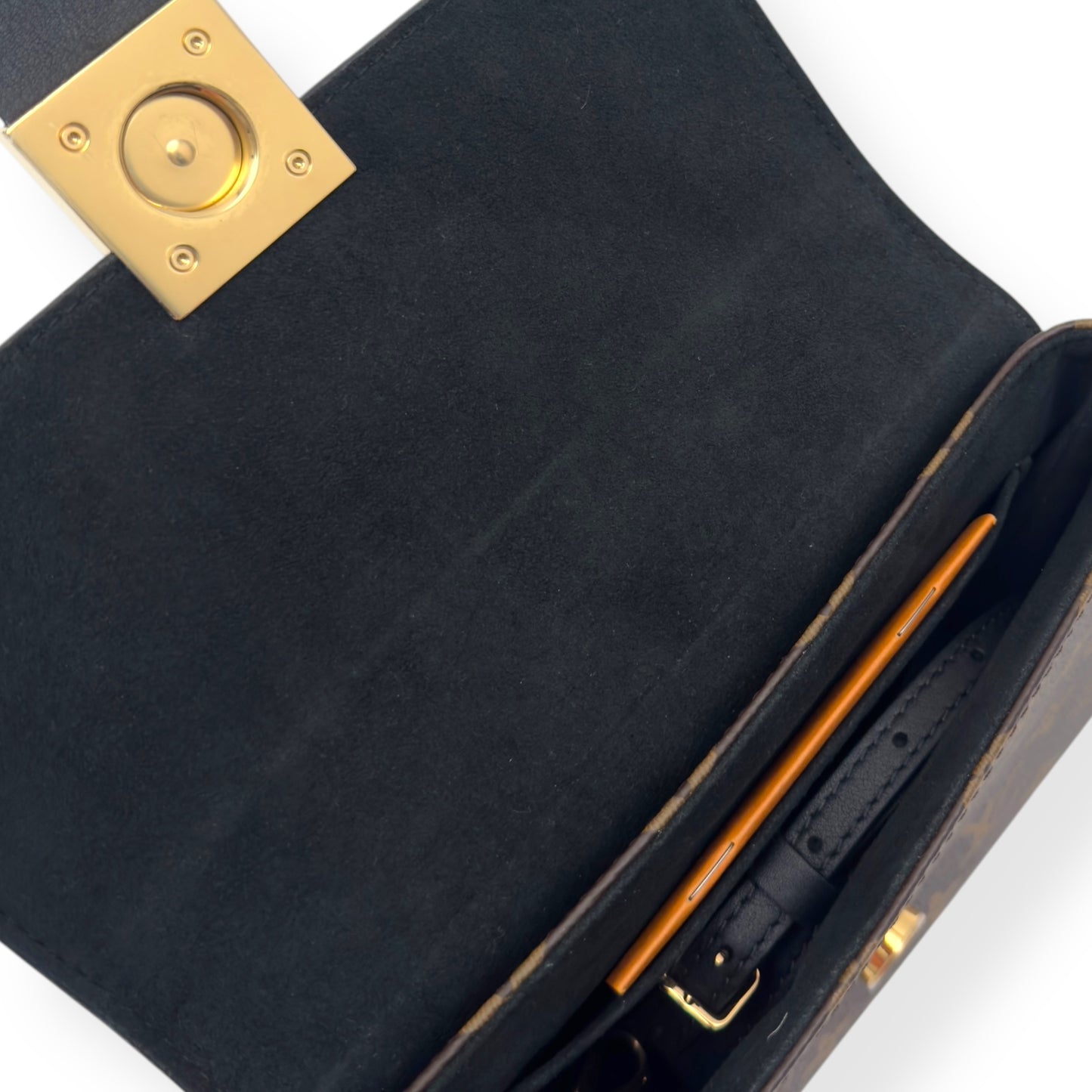 LOUIS VUITTON LOCKY BB MONOGRAM CANVAS / LEATHER BAG