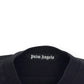 PALM ANGELS COTTON T-SHIRT BLACK / WHITE XS