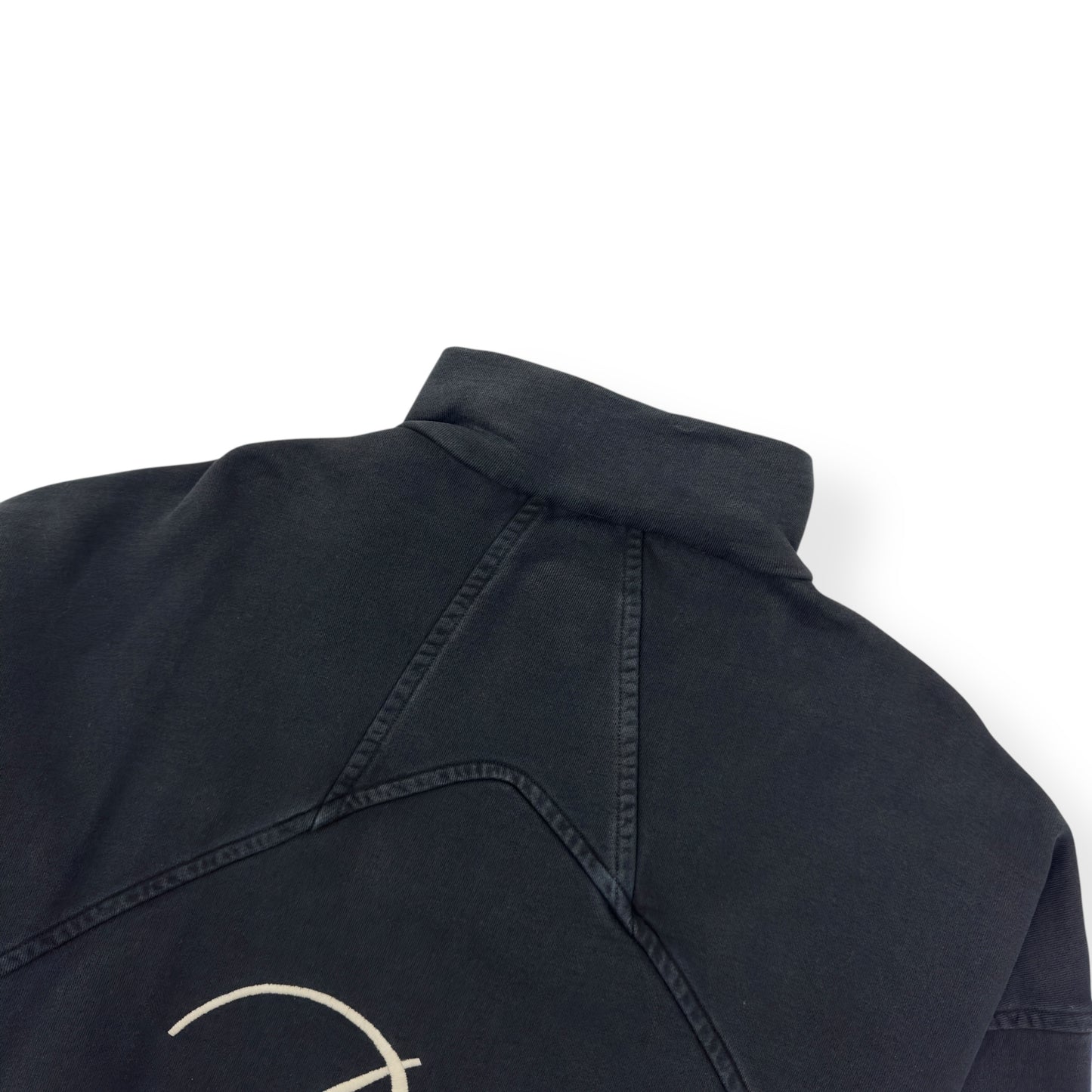 RHUDE 1/4 ZIP SWEATER BLACK S