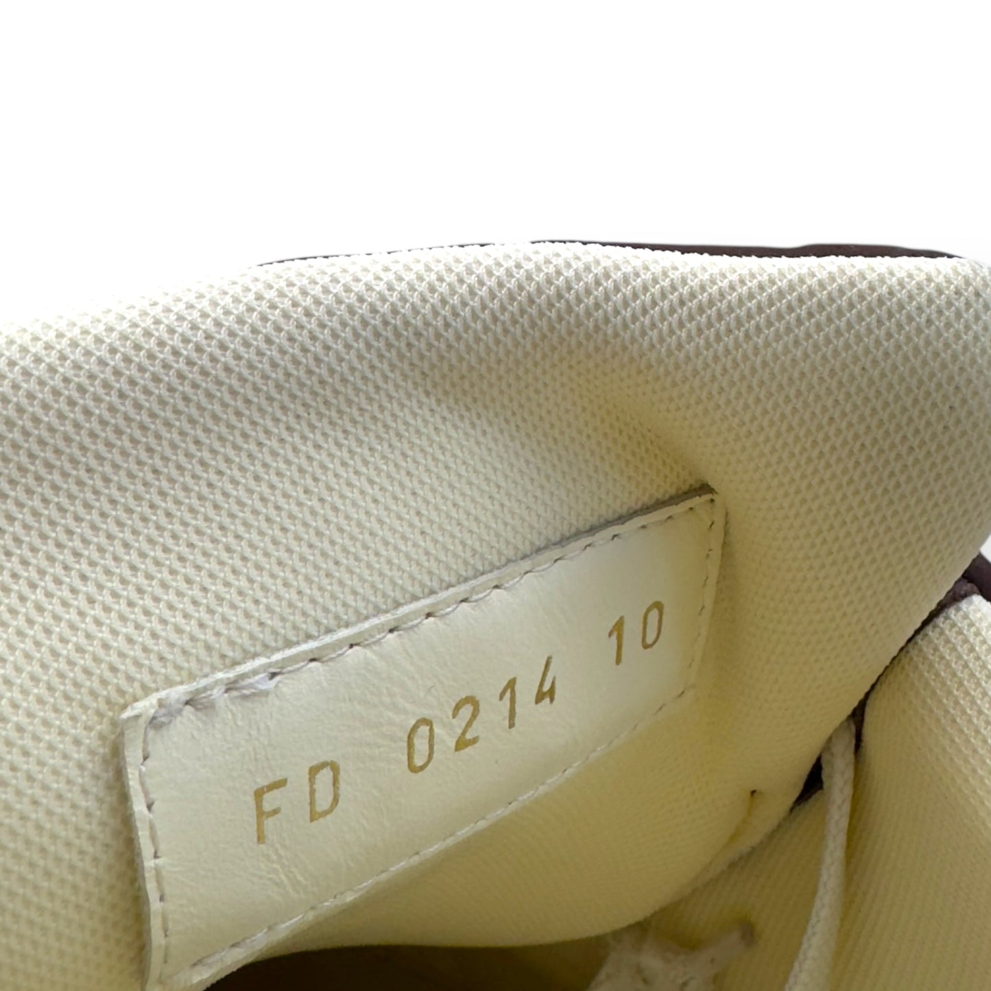 LOUIS VUITTON X TYLER THE CREATOR LV TRAINER MOCHA BROWN / BEIGE UK10