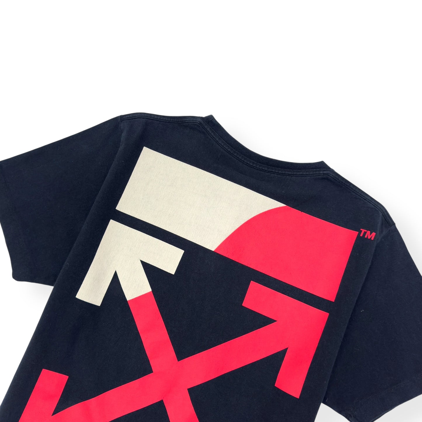 OFF-WHITE SPLIT ARROWS T-SHIRT BLACK / RED L