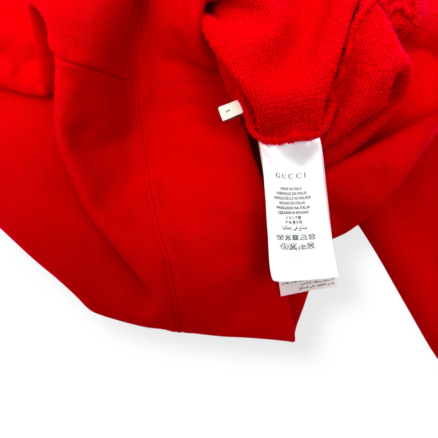 GUCCI KINGSNAKE HOODIE RED L