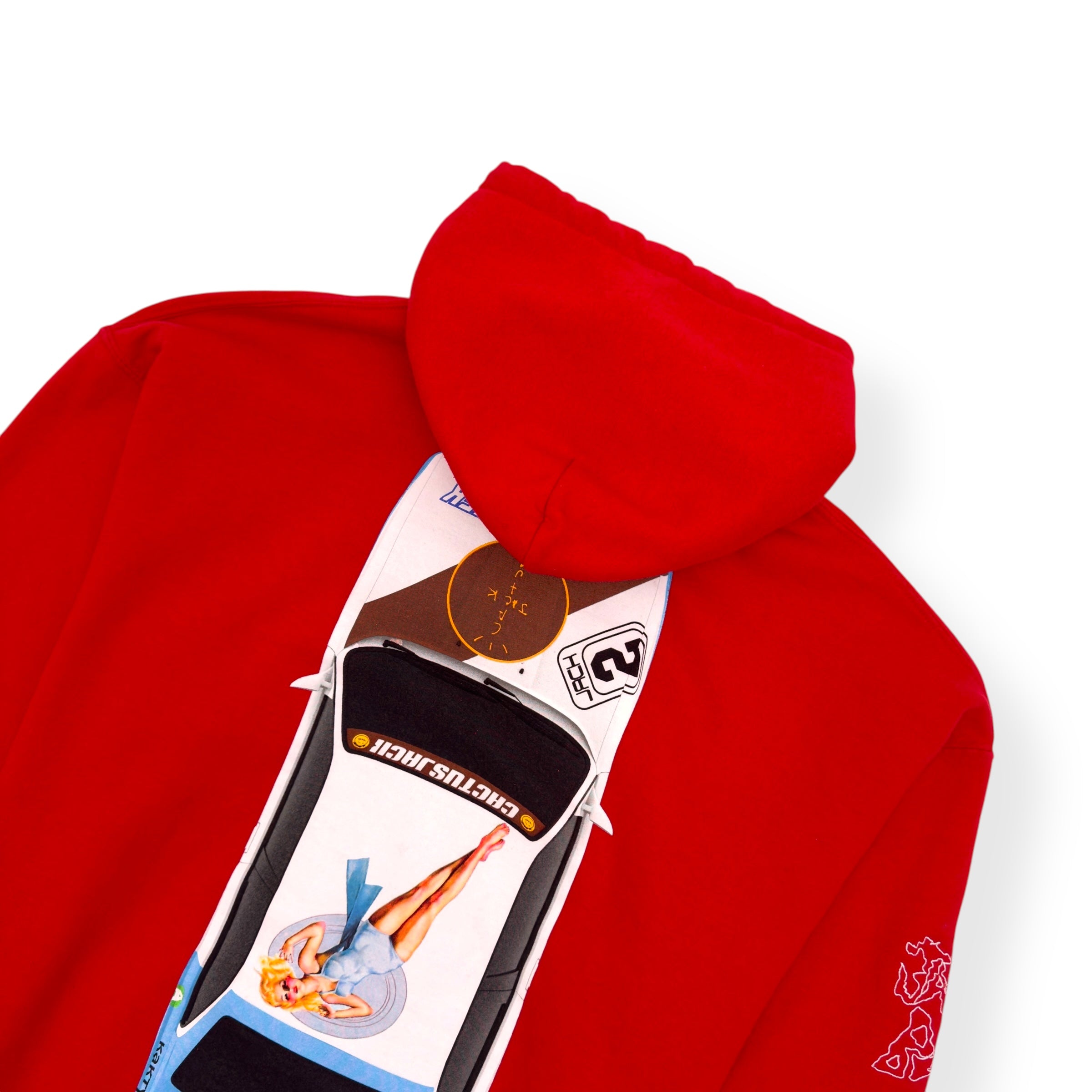 TRAVIS SCOTT JACKBOYS VEHICLE HOODIE RED L