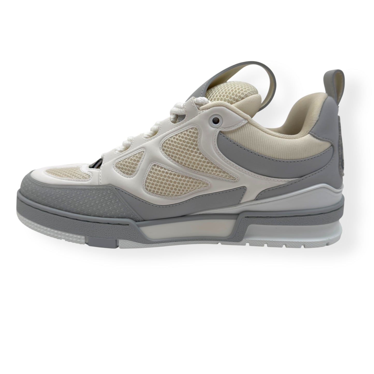 LOUIS VUITTON LV SKATE SNEAKER LUXURY GREY UK8