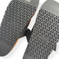 HERMÈS CHYPRE SANDALS NATUREL / BLACK 42 / UK8