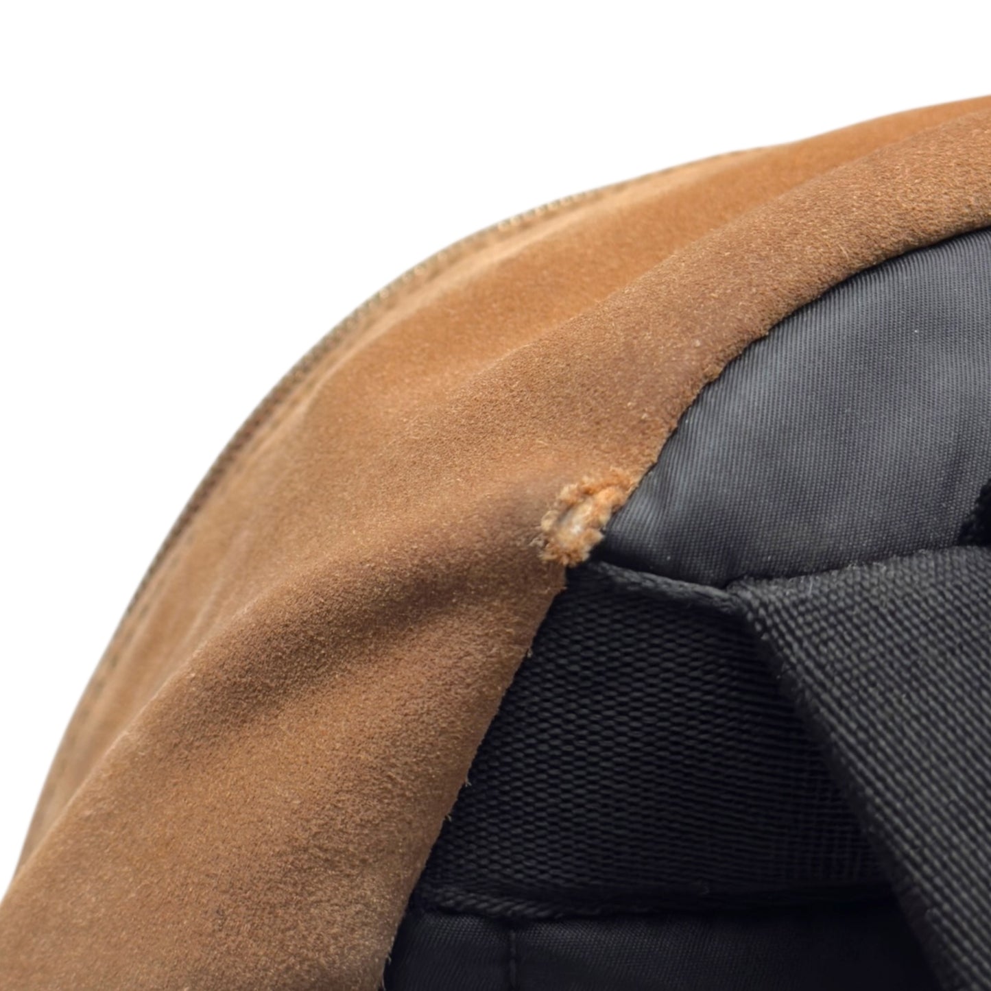 DOLCE & GABBANA SUEDE BACKPACK TAN / BLACK M