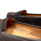 THOM SWEENEY CALF SUEDE PENNY LOAFER ESPRESSO BROWN UK9.5
