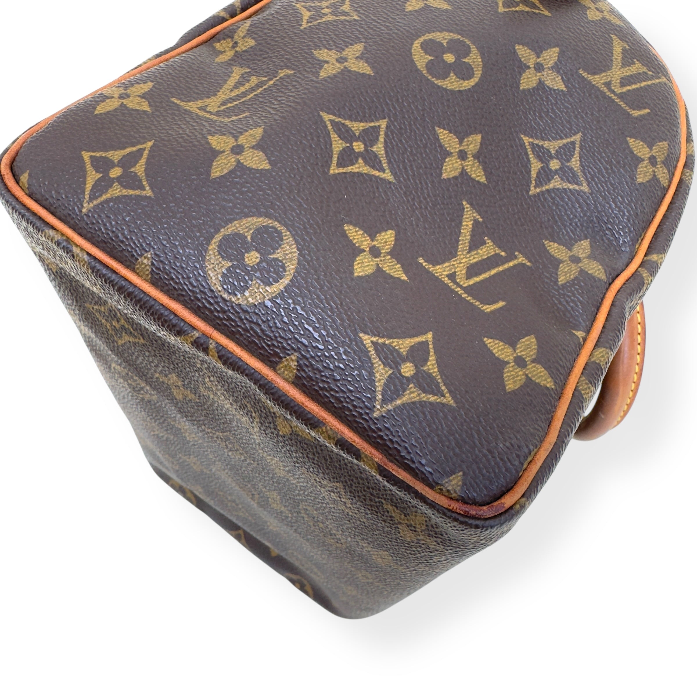 LOUIS VUITTON MONOGRAM SPEEDY 25 BAG BROWN