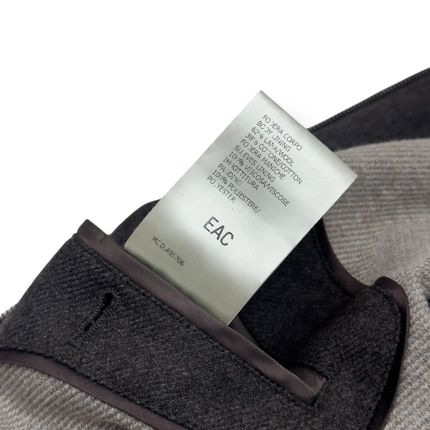 THOM SWEENEY NYLON WOOL LINED JACKET BROWN 50 / M