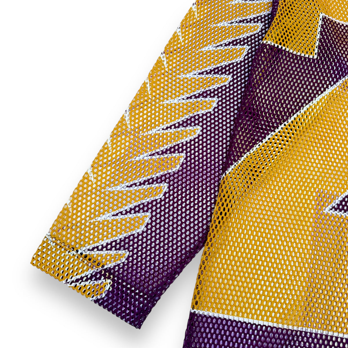 DRIES VAN NOTEN 23 OVERSIZED MESH SHIRT PURPLE L