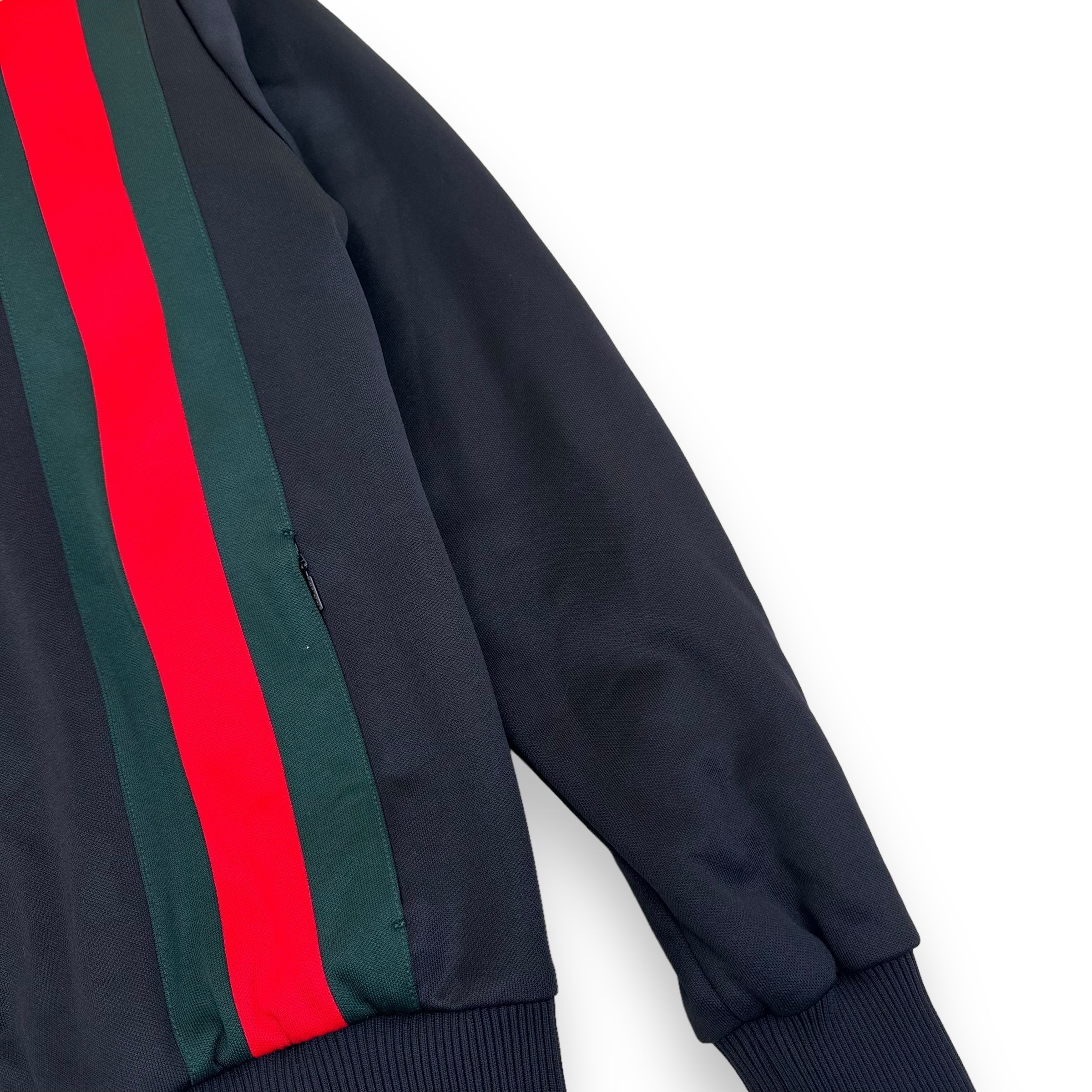 GUCCI ZIP-UP TRACK JACKET BLACK S
