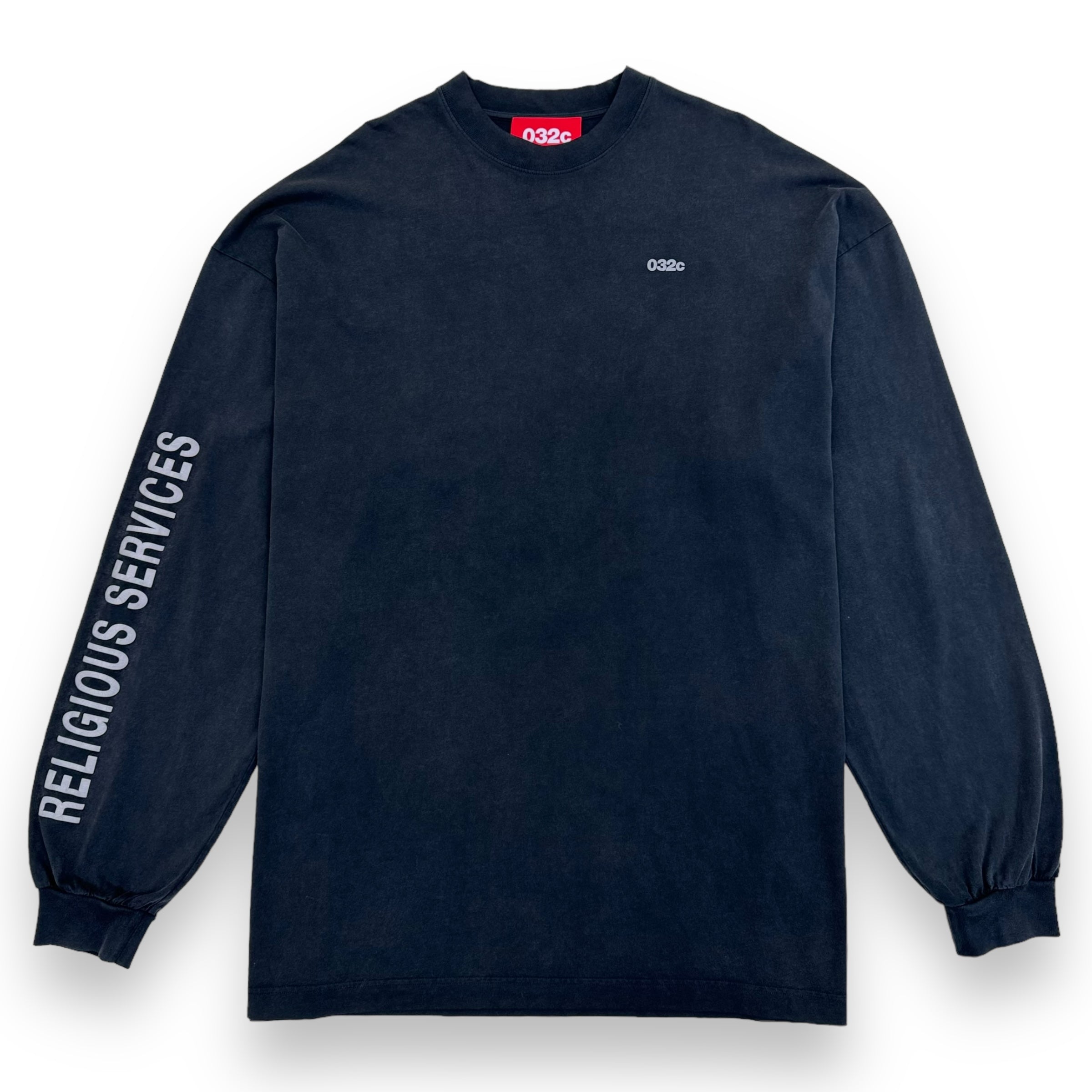 032C RELIGIOUS SERVICES LONG SLEEVE T-SHIRT GREY XL