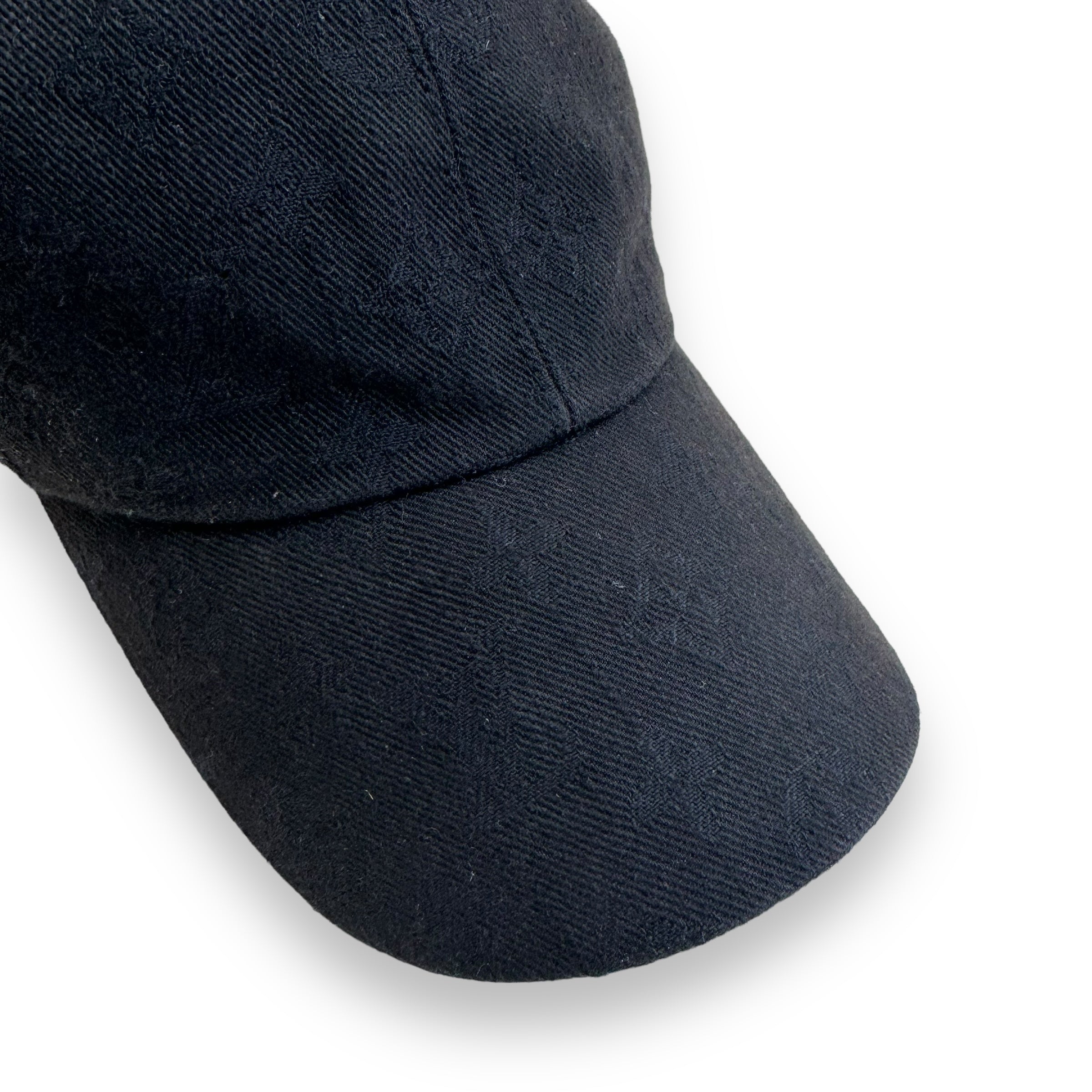LOUIS VUITTON MONOGRAM BASEBALL CAP NOIR BLACK O/S