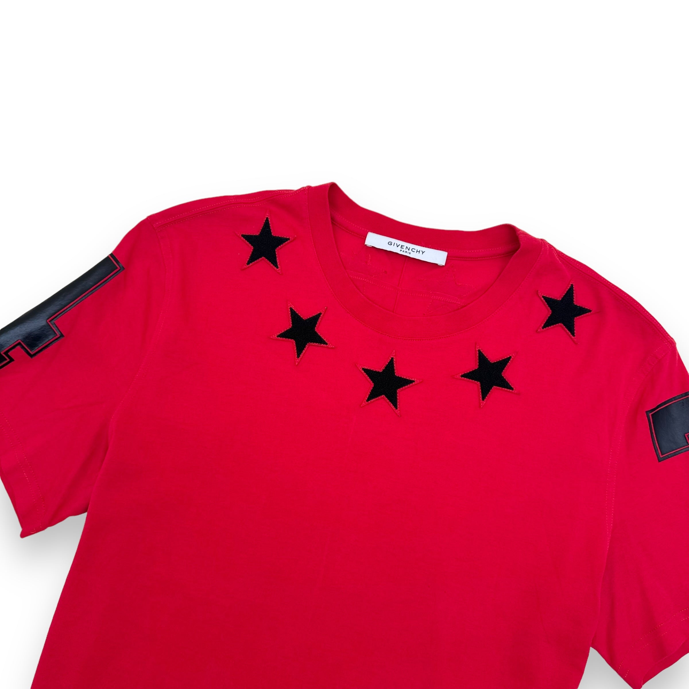 GIVENCHY STAR T-SHIRT RED RED L