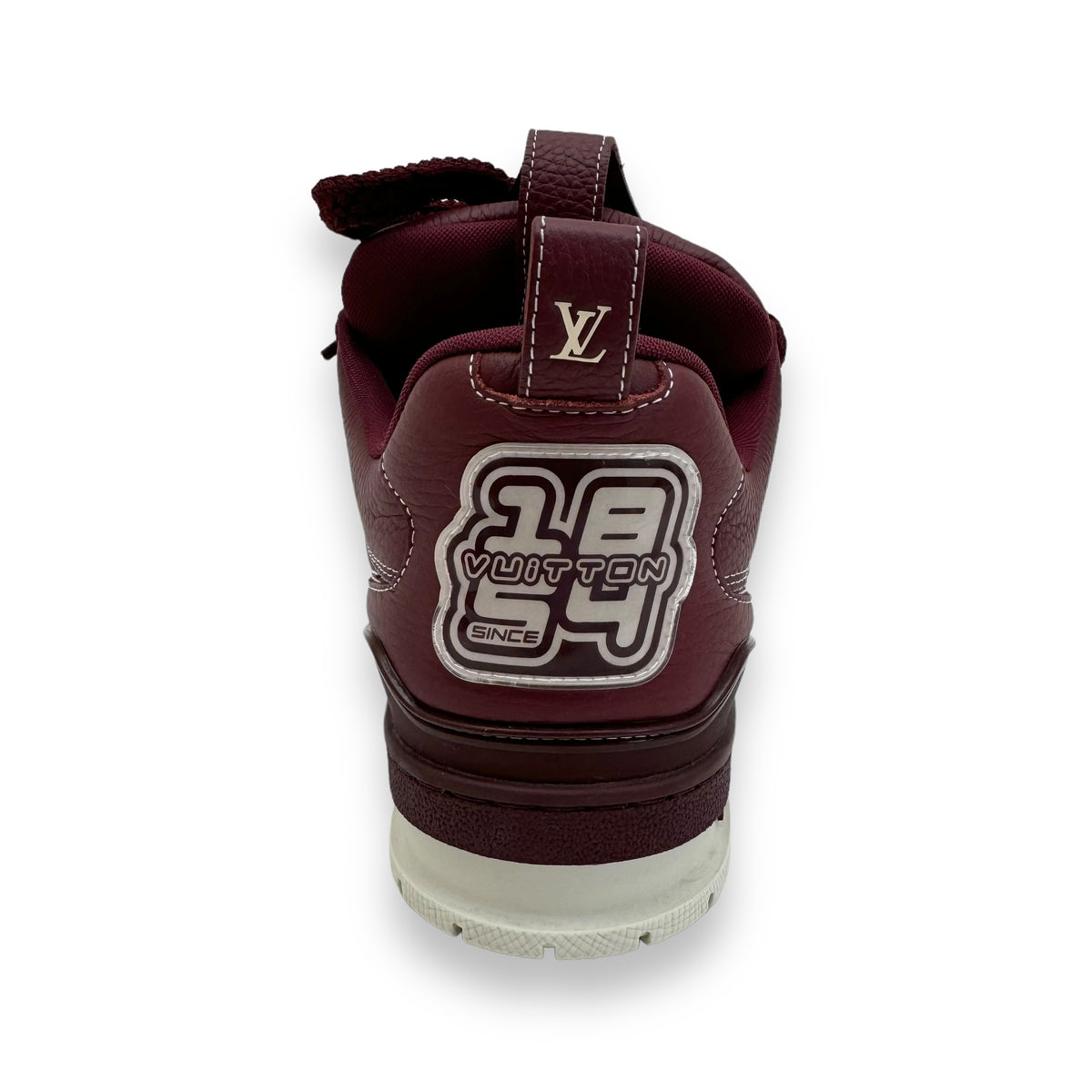 LOUIS VUITTON LV SKATE SNEAKER BORDEAUX RED UK7