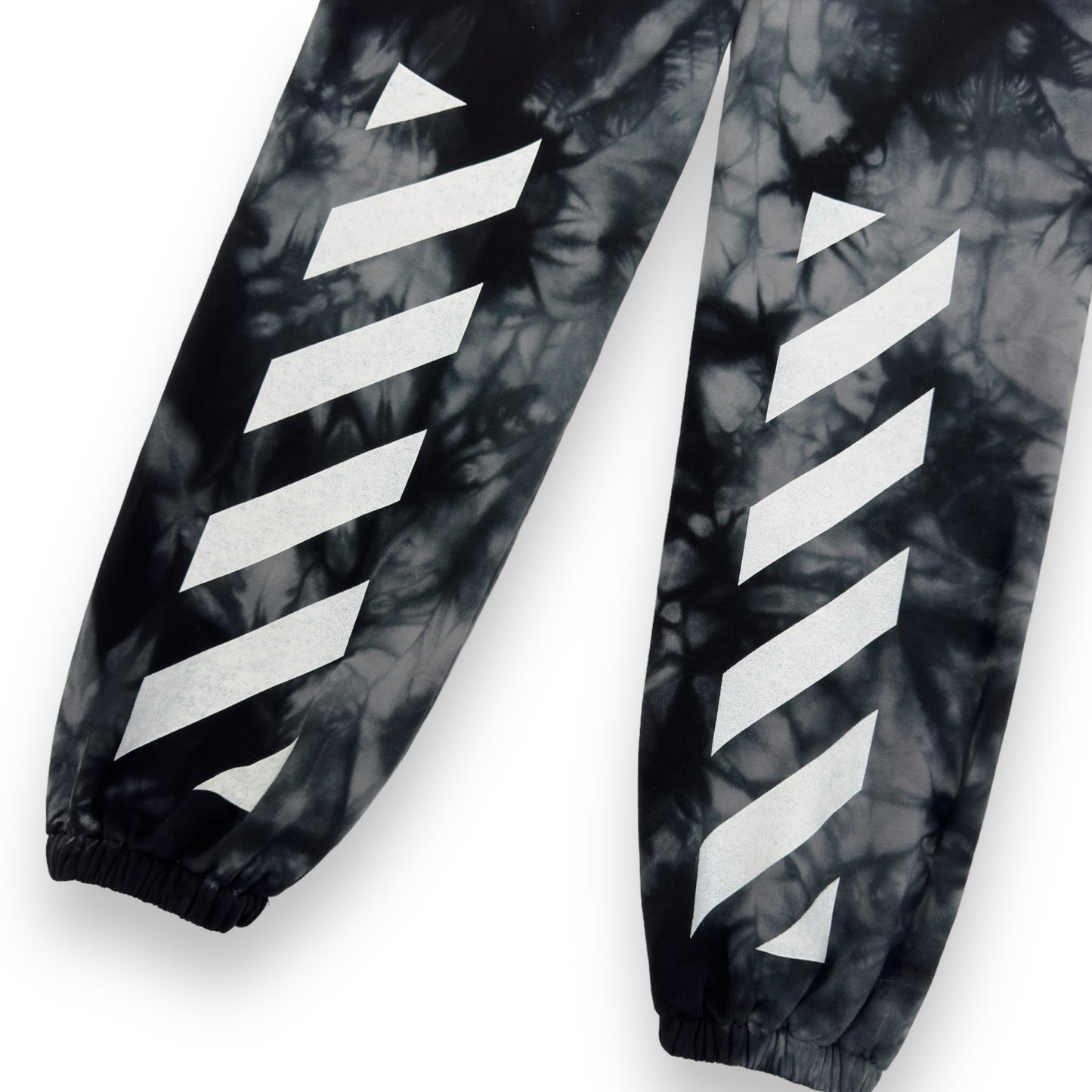 OFF-WHITE TIE-DYE SWEATPANTS GREY M