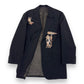 ACNE STUDIOS OVERSIZED PRINTED SUIT JACKET BLACK S