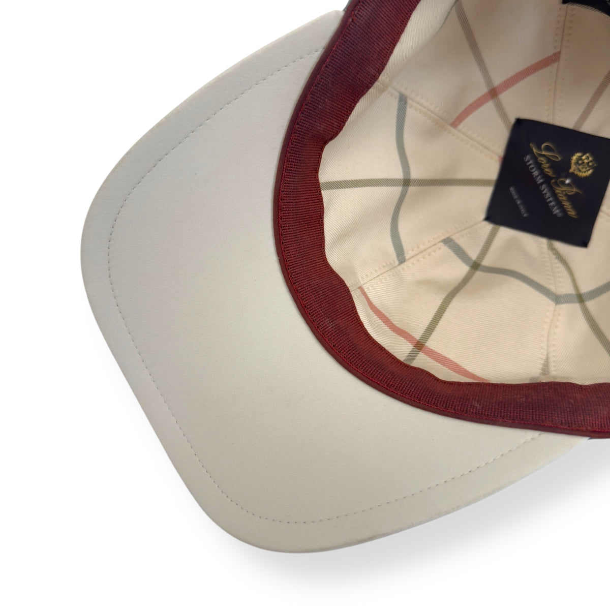 LORO PIANA MICROFIBRE BASEBALL CAP GREY M