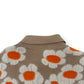 JACQUEMUS LA CHEMISE NEVE FLEURS OVERSHIRT CARDIGAN BEIGE / ORANGE M