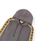 GUCCI TAPE DETAIL COTTON HOODIE GREY L