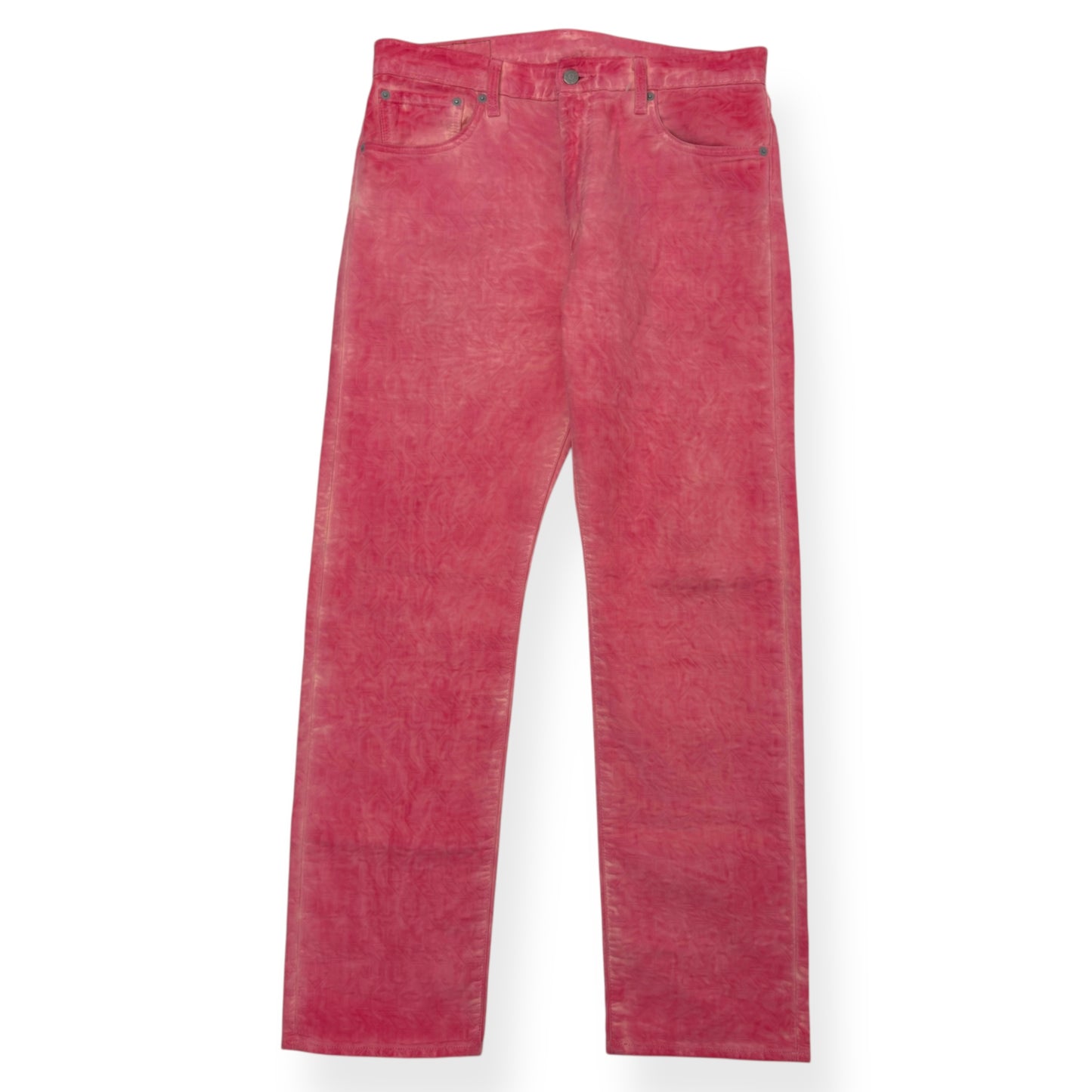 STUSSY X LEVI’S JACQUARD JEANS PINK W33