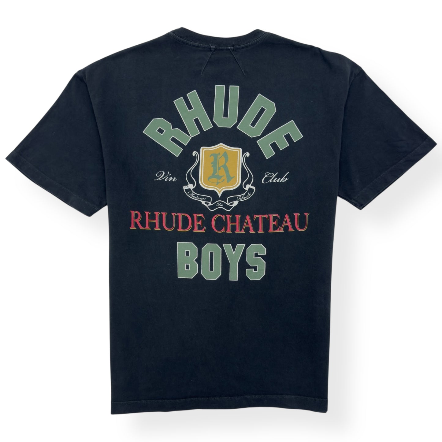 RHUDE CHAEAU BOYS T-SHIRT NAVY M