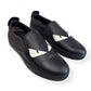 FENDI MONSTER SLIP ON SNEAKER BLACK / WHITE UK9