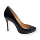 CHRISTIAN LOUBOUTIN LEATHER FIFI SIMPLE HEELS BLACK / RED 36 / UK3
