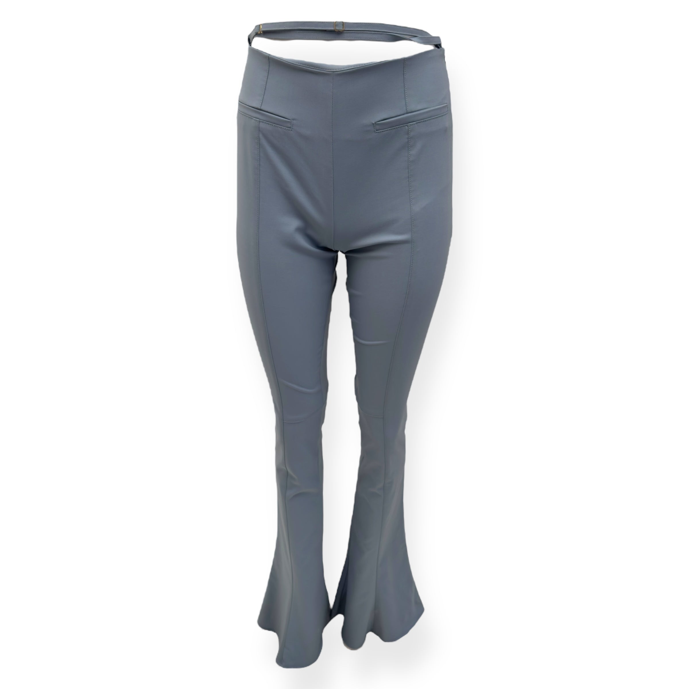 JACQUEMUS LE SPLASH MELO CUT-OUT STRETCH-WOOL SUIT BLUE 36 / XS