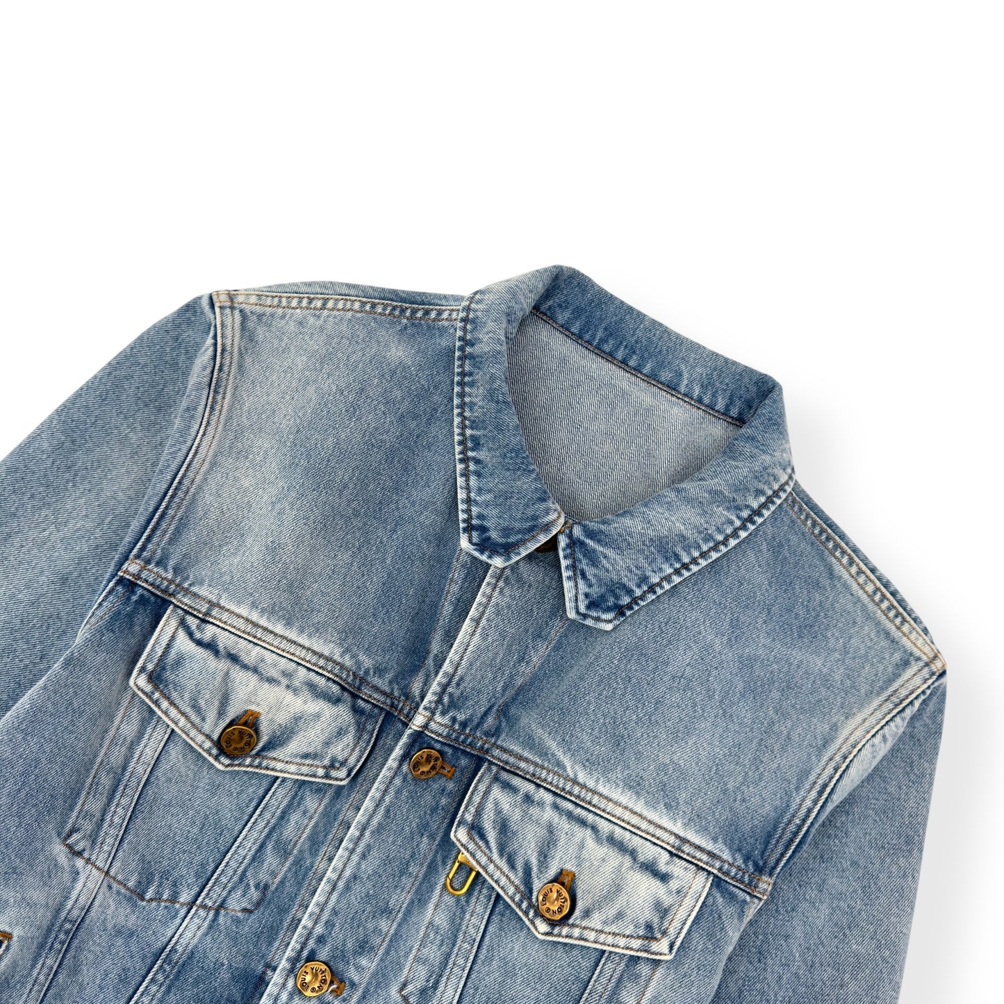LOUIS VUITTON DENIM JACKET LUXURY BLUE 50 / M