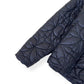 LOUIS VUITTON LVSE REVERSIBLE FLOWER QUILTED DOWN JACKET BLACK 52 / XL