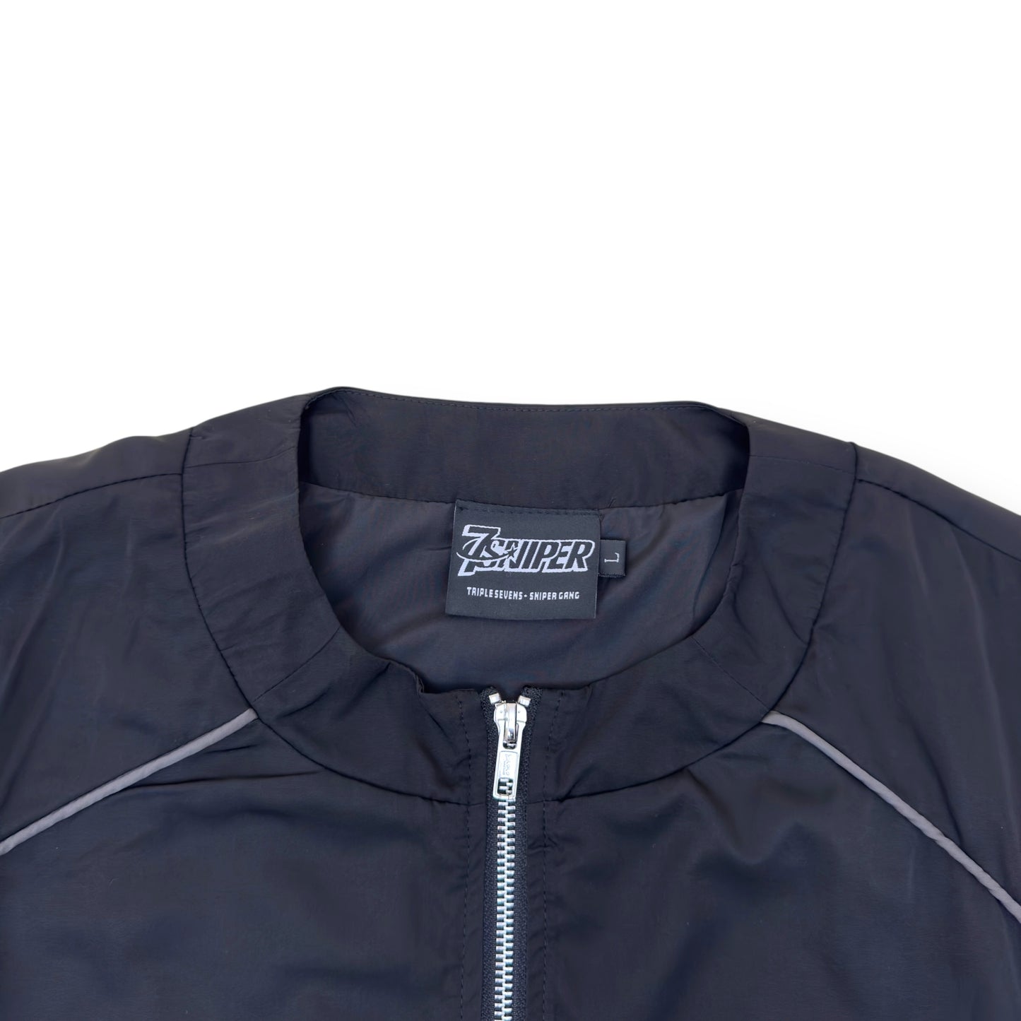 SNIPER GANG SG X 777 TRACK JACKET BLACK / WHITE L