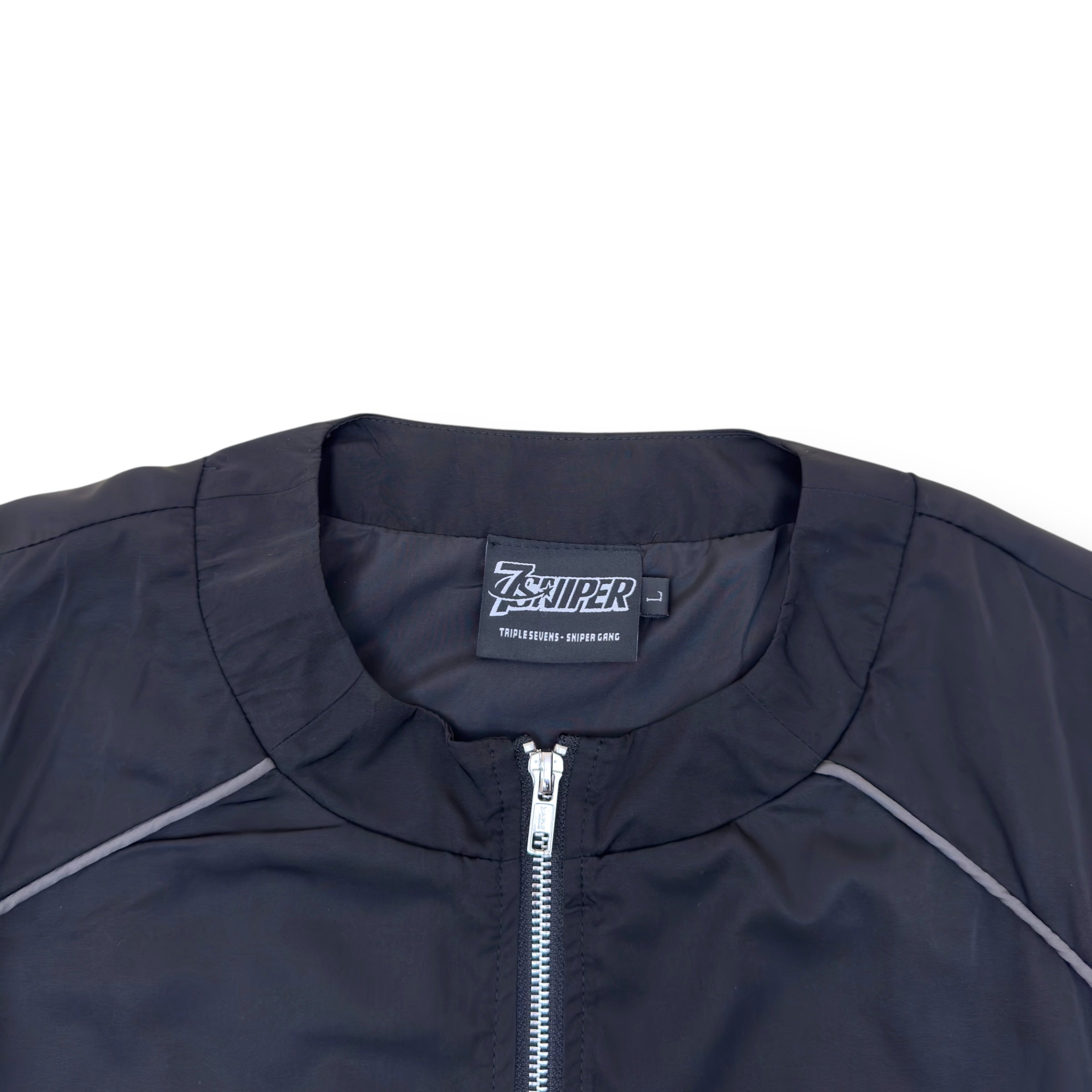 SNIPER GANG SG X 777 TRACK JACKET BLACK / WHITE L