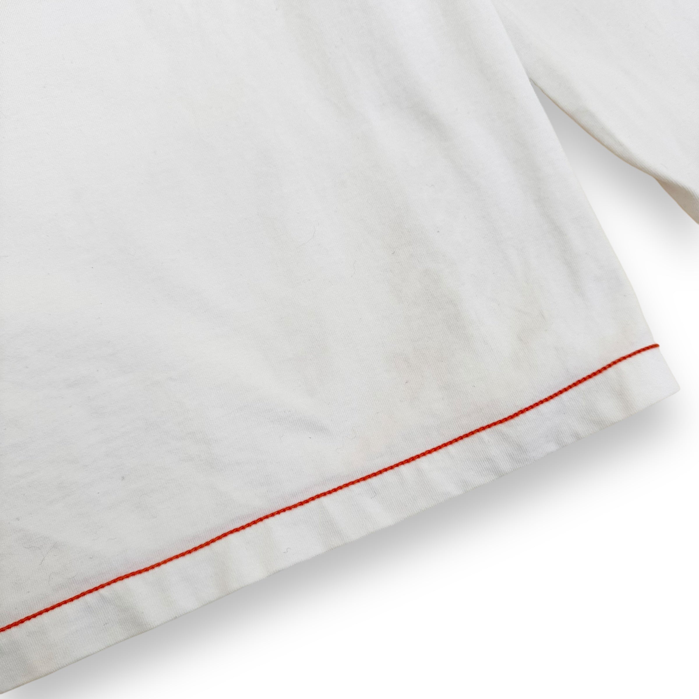 JACQUEMUS LE T-SHIRT PATE A MODELER LONG SLEEVE T-SHIRT WHITE XL