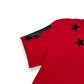 GIVENCHY STAR T-SHIRT RED RED L