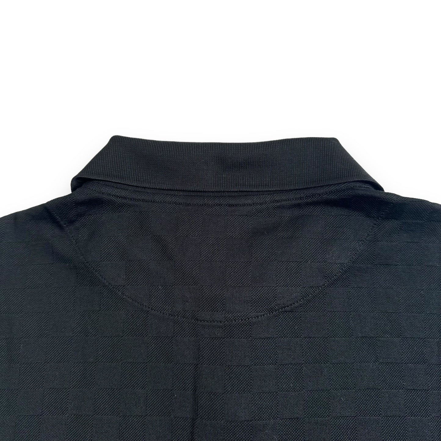 LOUIS VUITTON HALF DAMIER POCKET POLO SHIRT BLACK L