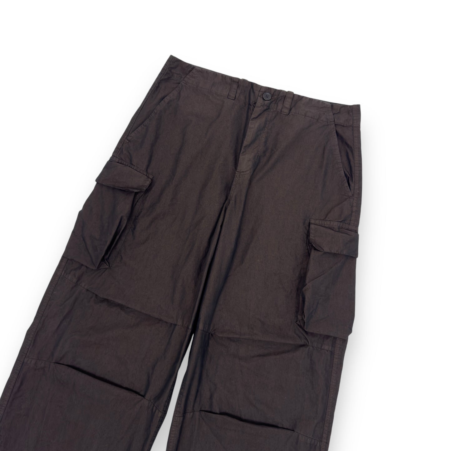 OUR LEGACY MOUNT CARGO TROUSERS METALLIC BROWN W32"