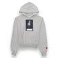 HERON PRESTON CENSORED HERON HOODIE GREY S