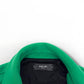 AMIRI LOGO-EMBOIDERED APPLIQUÉD BONE WOOL JACKET GREEN / WHITE 50 / L