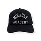 NAHMIAS MIRACLE ACADEMY CRYSTAL EMBELLISHED TRUCKER HAT BLACK O/S
