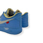 NIKE X OFF-WHITE AIRFORCE 1 LOW MCA SNEAKER UNIVERSITY BLUE UK8.5