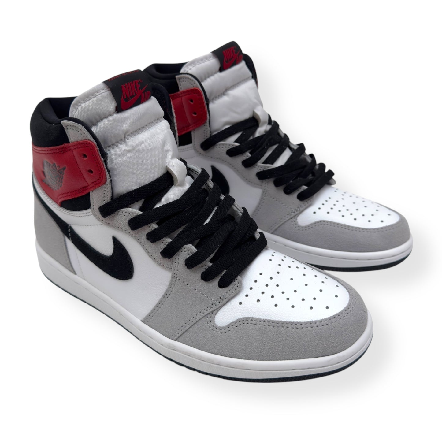 AIR JORDAN 1 RETRO HIGH TOP SNEAKER LIGHT SMOKE GREY UK9